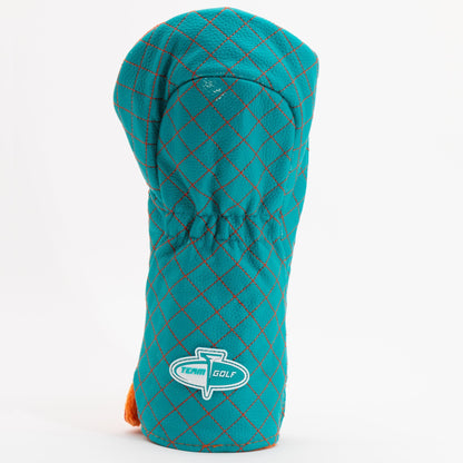 Team Golf Miami Dolphins DR/FW Quilted Headcovers - Team Golf USA