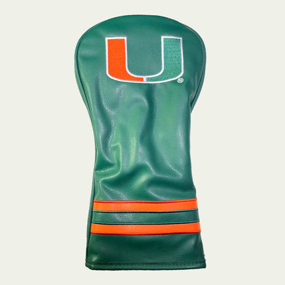 Team Golf Miami DR/FW Headcovers - Vintage Driver HC - Embroidered