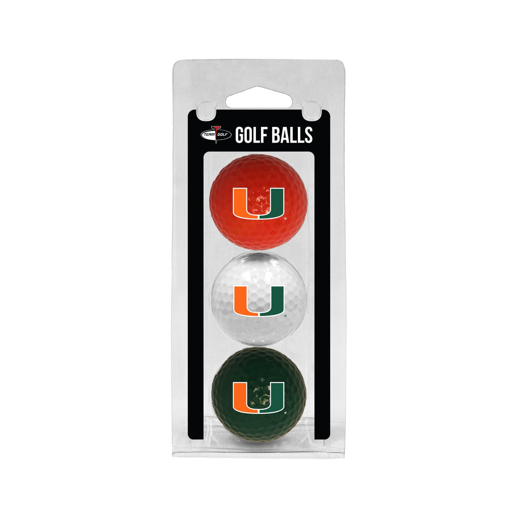 Team Golf Miami Golf Balls - 3 Pack - Team