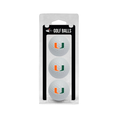 Team Golf Miami Golf Balls - 3 Pack - White