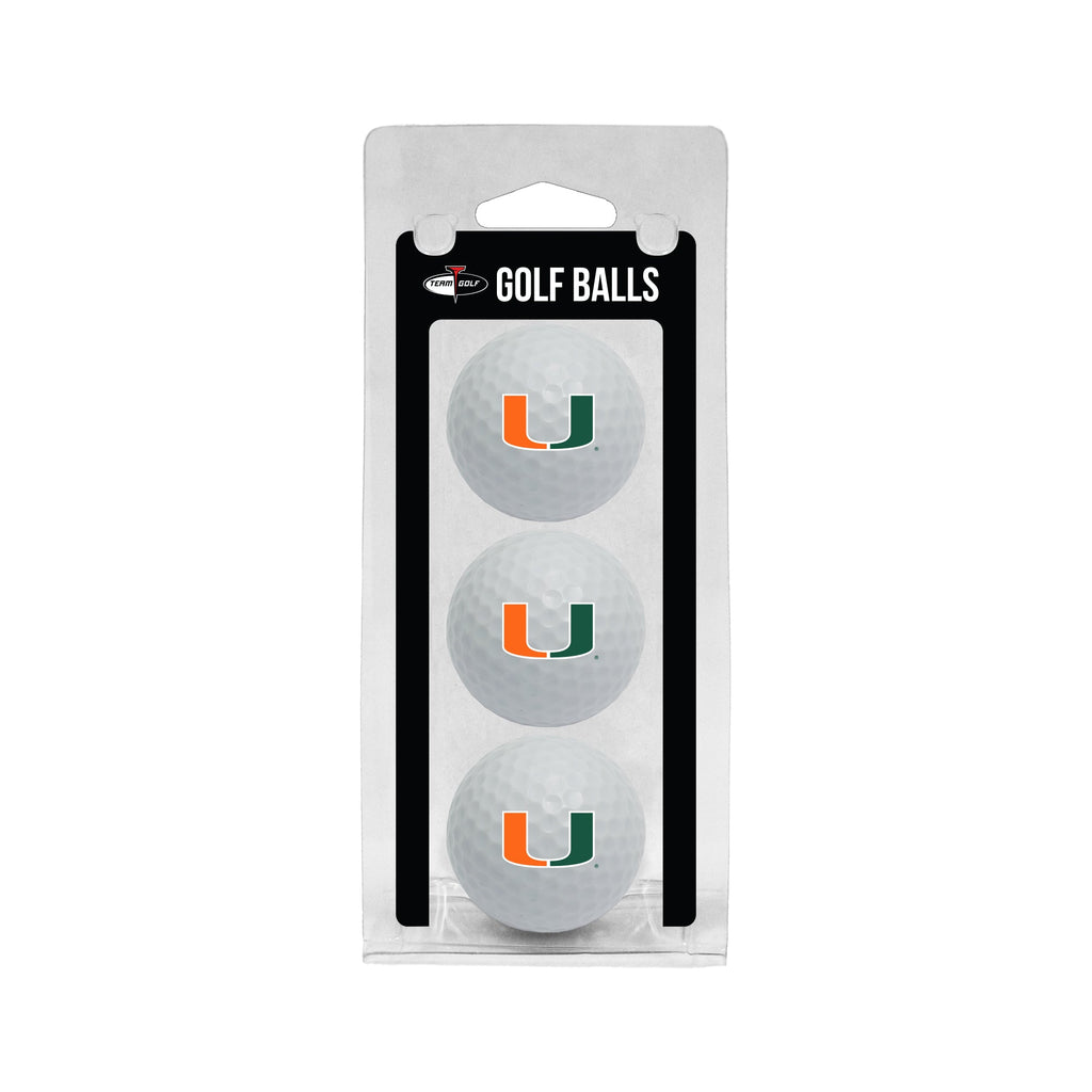 Team Golf Miami Golf Balls - 3 Pack - White