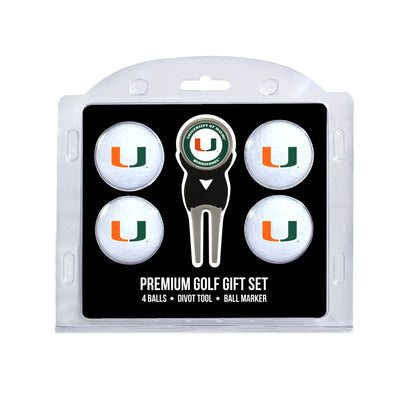 Team Golf Miami Golf Gift Sets - 4 Ball Gift Set - 