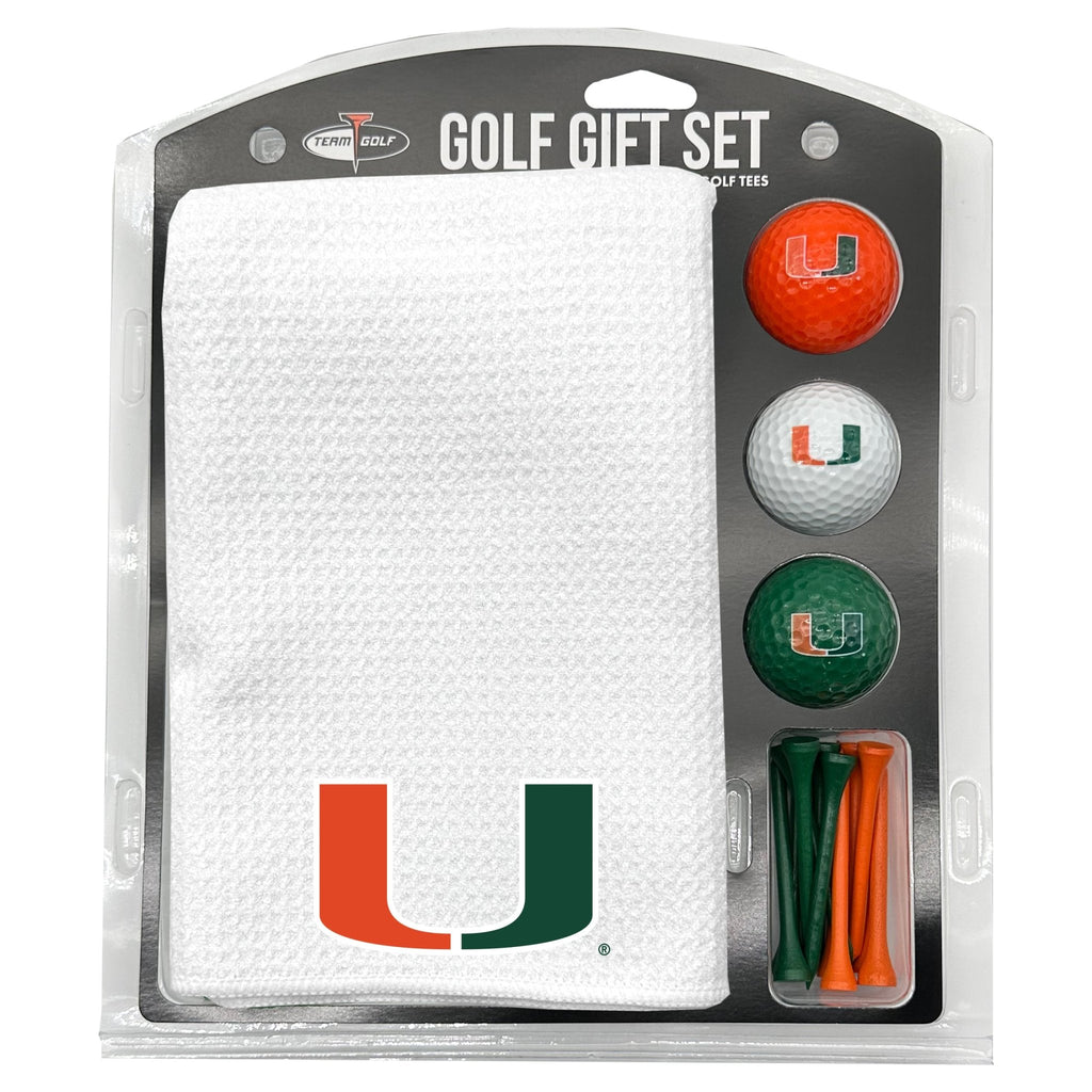 Team Golf Miami Golf Gift Sets - Microfiber Towel Gift Set - White - 