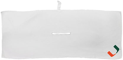 Team Golf Miami Golf Towels - Microfiber 16X40 White - 