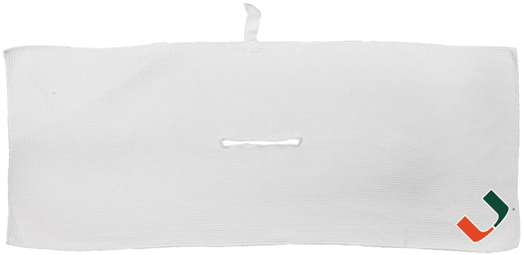 Team Golf Miami Golf Towels - Microfiber 16X40 White - 