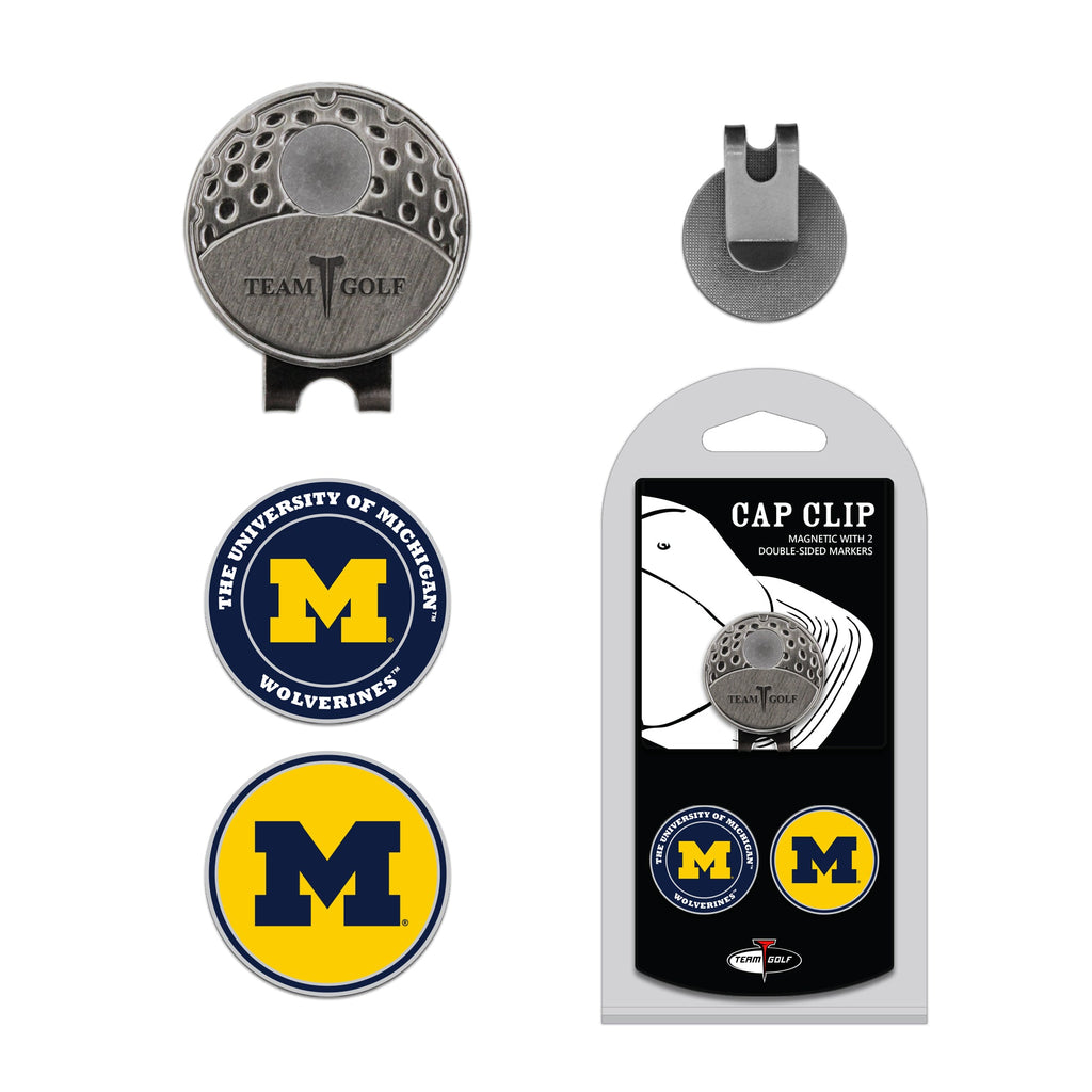 Team Golf Michigan Ball Markers - Hat Clip - 2 markers - 