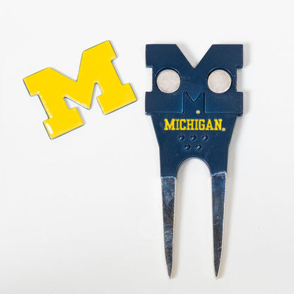 Team Golf Michigan Divot Tools - Custom Shaped - 