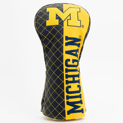 Team Golf Michigan DR/FW Quilted Headcovers - Team Golf USA