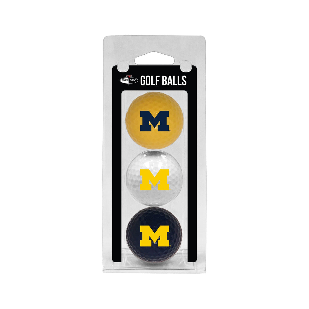 Team Golf Michigan Golf Balls - 3 Pack - Team