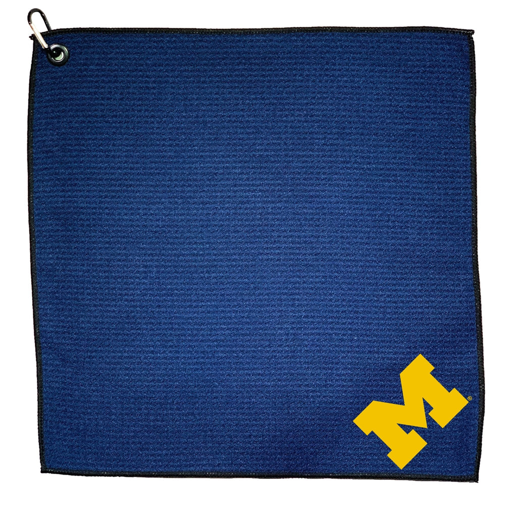 Team Golf Michigan Golf Towels - Microfiber 15X15 Color - 