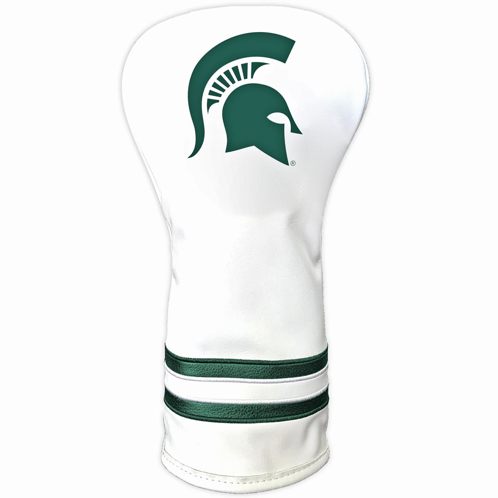 Team Golf Michigan St DR/FW Headcovers - Vintage Driver HC - Printed White