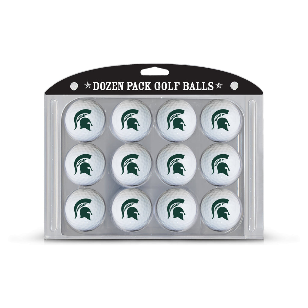 Team Golf Michigan St Golf Balls - 12 Pack - White