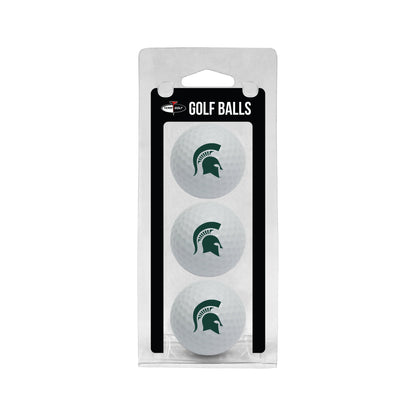 Team Golf Michigan St Golf Balls - 3 Pack - White