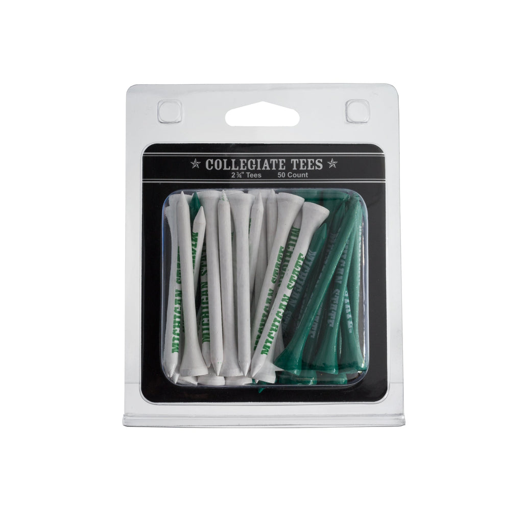 Team Golf Michigan St Golf Tees - 50 Tee Pack - 