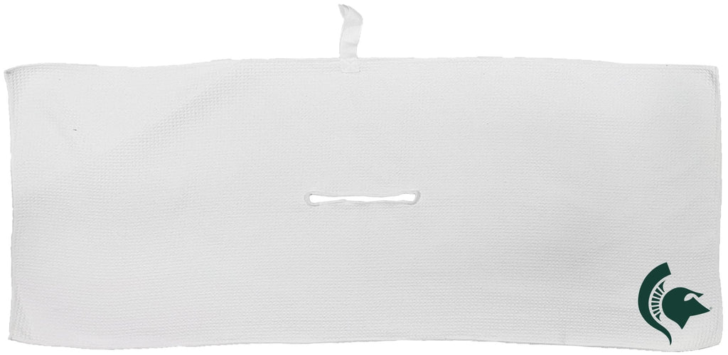 Team Golf Michigan St Golf Towels - Microfiber 16X40 White - 