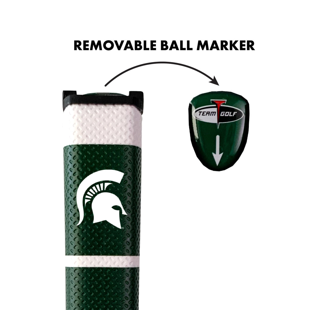 Team Golf Michigan St Putter Grips - White - 