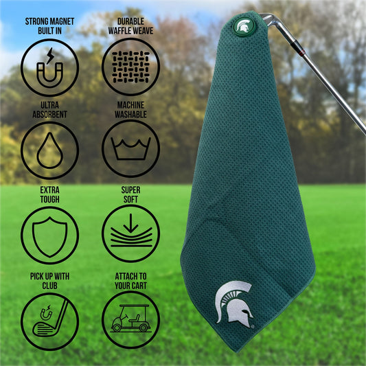 Team Golf Michigan State Magnetic Golf Towel - Team Golf USA