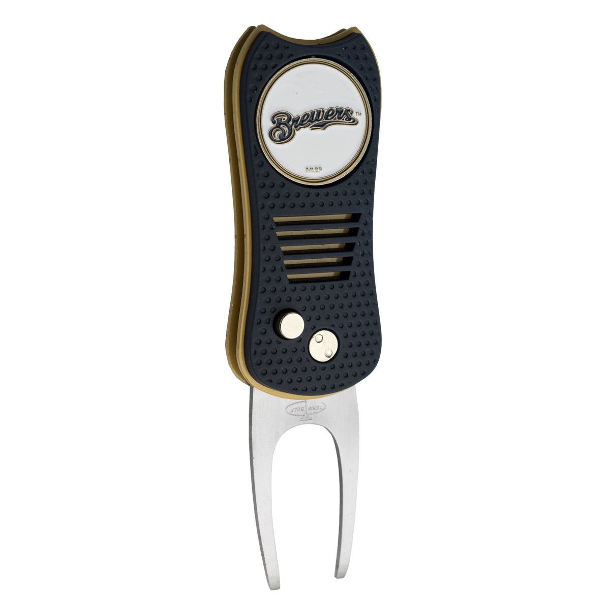 Team Golf Milwaukee Brewers Divot Tools - Switchblade Divot Tool - 