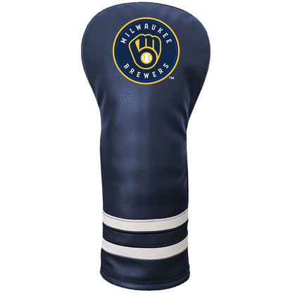 Team Golf Milwaukee Brewers DR/FW Headcovers - Vintage Driver HC - Printed Color