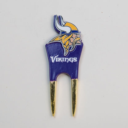 Team Golf MIN Vikings Divot Tools - Custom Shaped - 