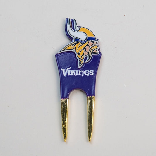 Team Golf MIN Vikings Divot Tools - Custom Shaped - 