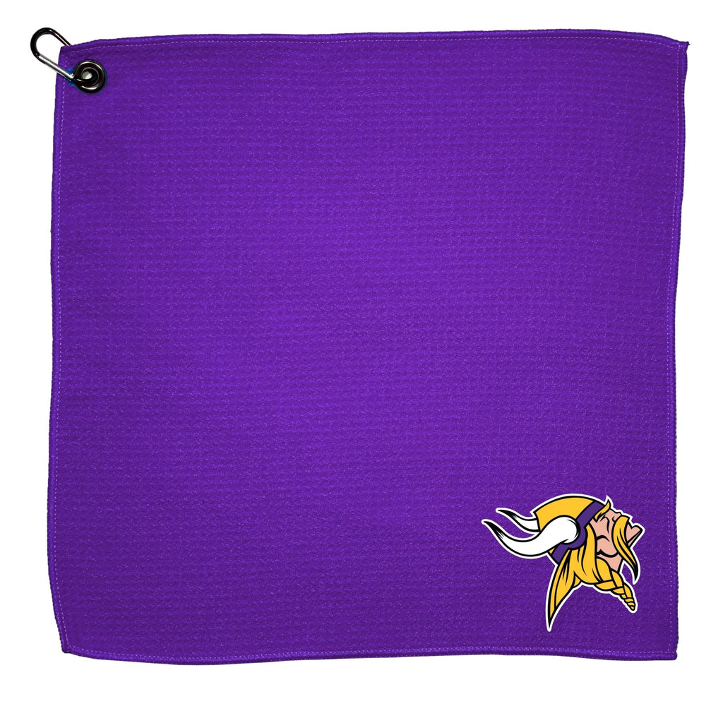 Team Golf MIN Vikings Golf Towels - Microfiber 15X15 Color - 