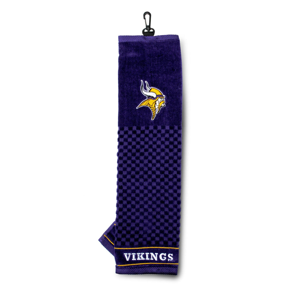 Team Golf MIN Vikings Golf Towels - Tri - Fold 16x22 - 