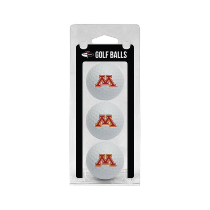 Team Golf Minnesota Golf Balls - 3 Pack - White