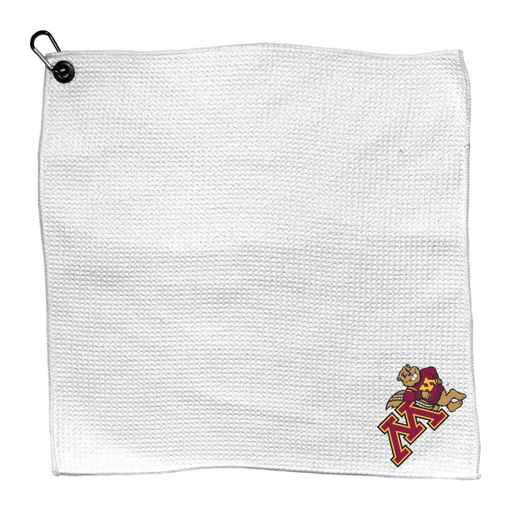 Team Golf Minnesota Golf Towels - Microfiber 15X15 White - 