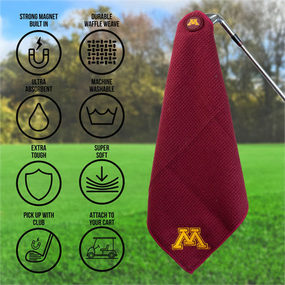Team Golf Minnesota Magnetic Golf Towel - Team Golf USA