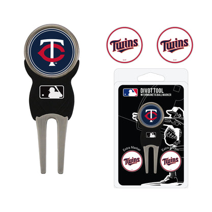 Team Golf Minnesota Twins Divot Tools - Signature Divot Tool Pack - 