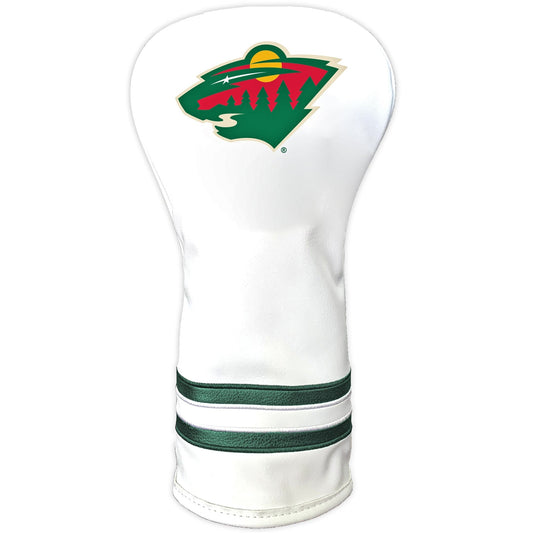 Team Golf Minnesota Wild DR/FW Headcovers - Vintage Driver HC - Printed White
