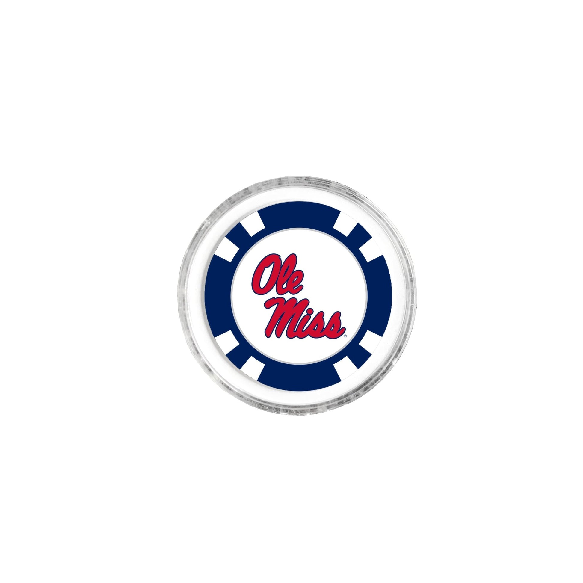 Team Golf Mississippi Ball Markers - Golf Chip Marker - 