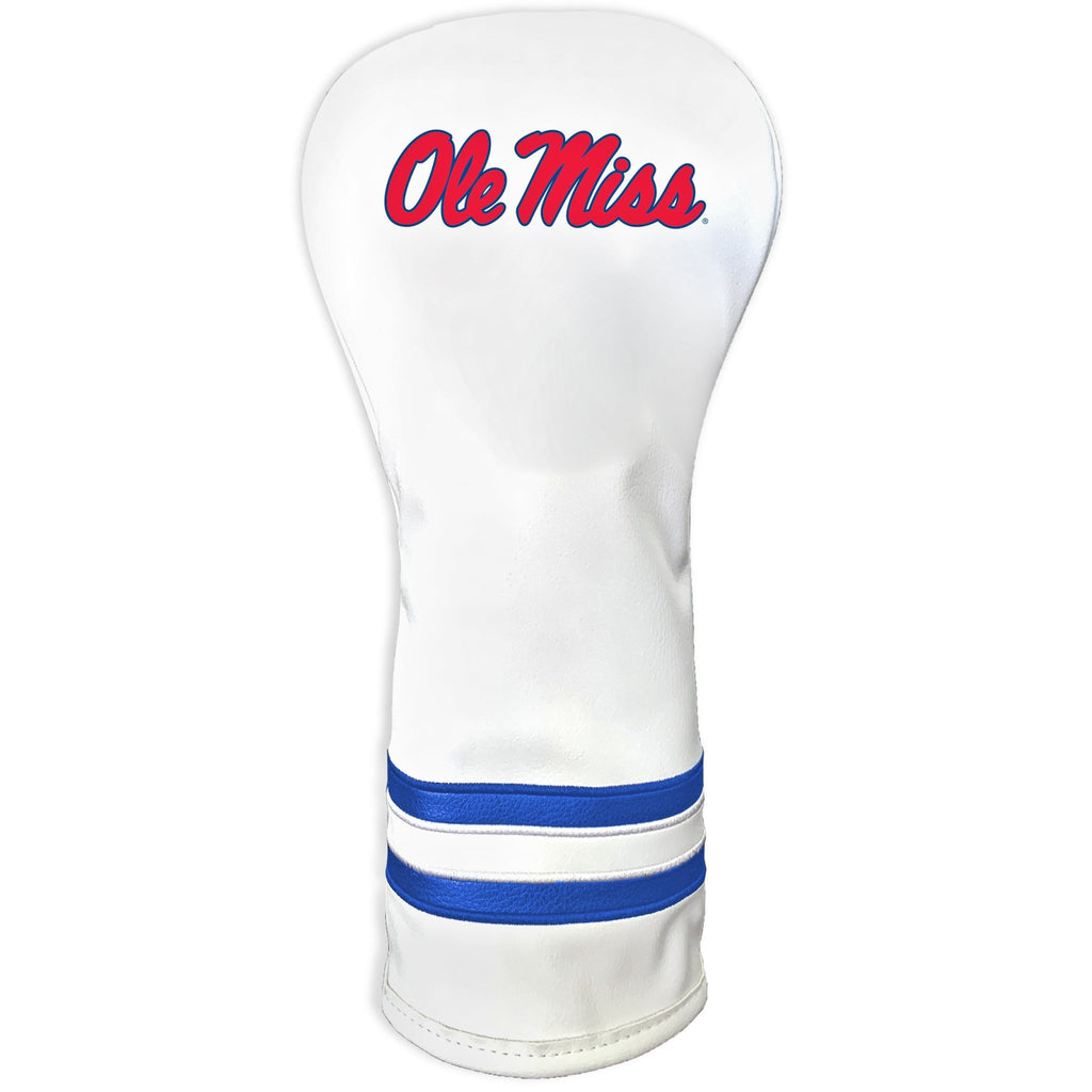 Team Golf Mississippi DR/FW Headcovers - Fairway HC - Printed White