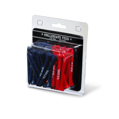 Team Golf Mississippi Golf Tees - 50 Tee Pack - 