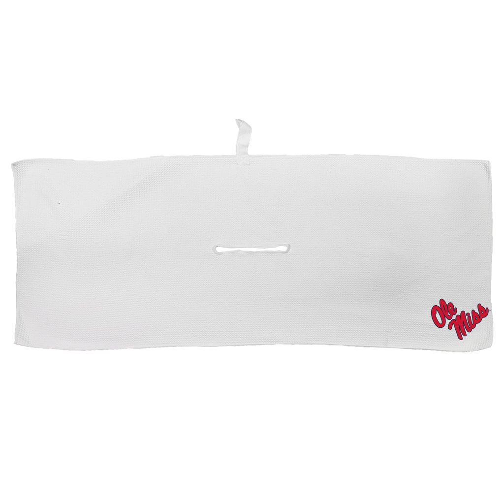 Team Golf Mississippi Golf Towels - Microfiber 16X40 White - 