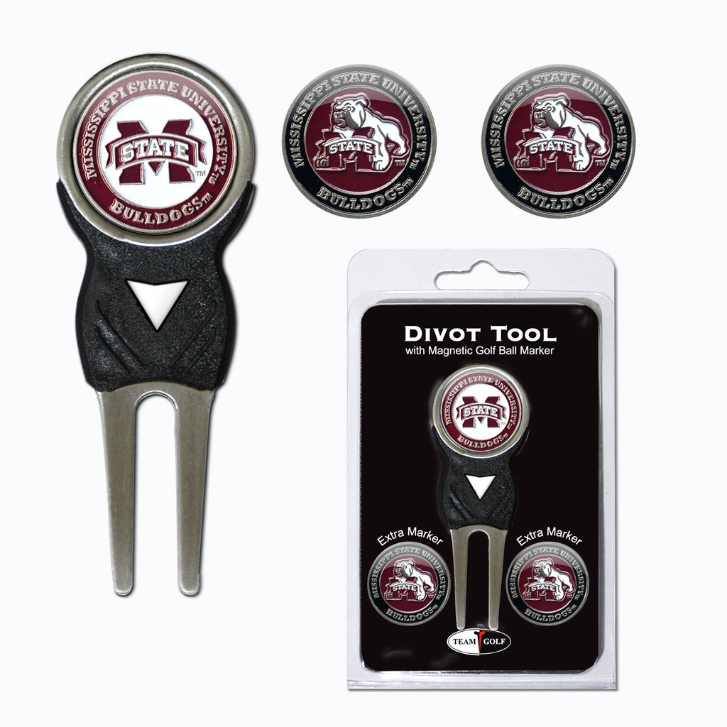 Team Golf Mississippi St Divot Tools - Signature Divot Tool Pack - 