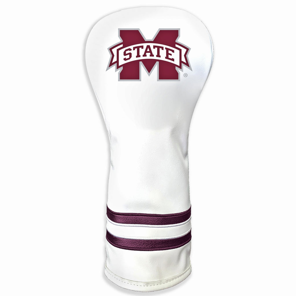 Team Golf Mississippi St DR/FW Headcovers - Fairway HC - Printed White