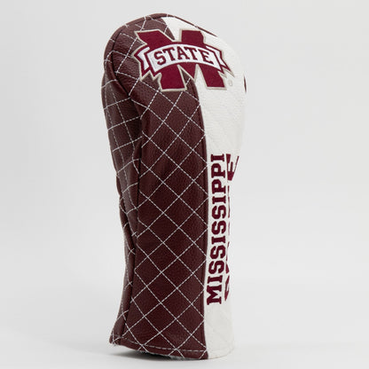 Team Golf Mississippi St DR/FW Quilted Headcovers - Team Golf USA