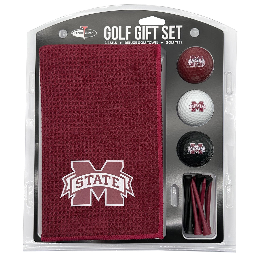 Team Golf Mississippi St Golf Gift Sets - Microfiber Towel Gift Set - Color - 