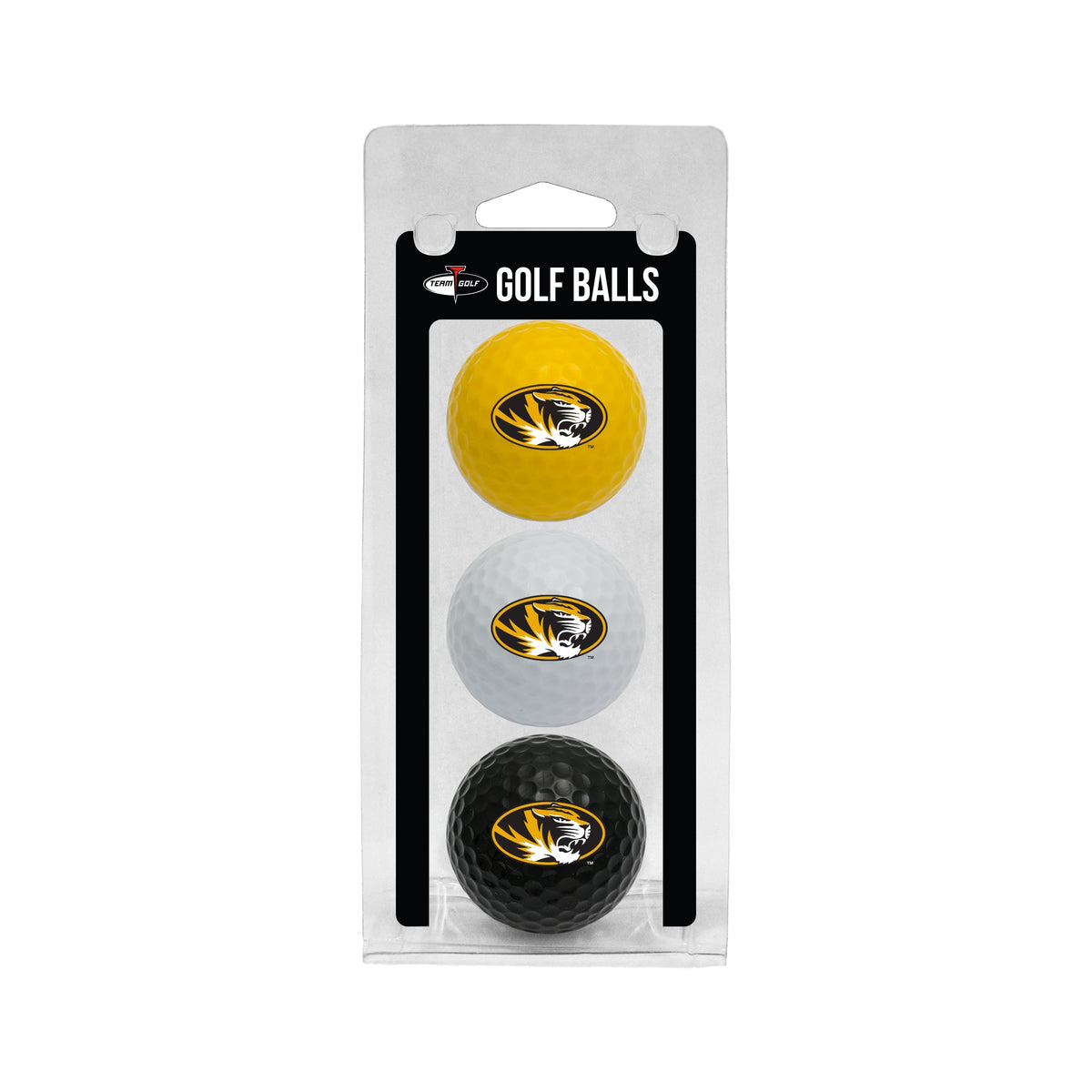 Team Golf Missouri Golf Balls - 3 Pack - Team