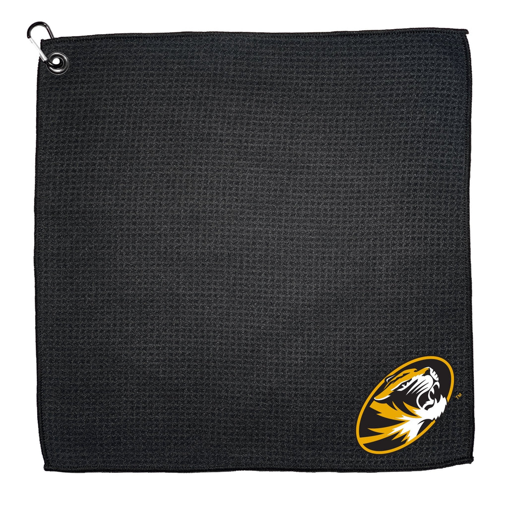Team Golf Missouri Golf Towels - Microfiber 15X15 Color - 