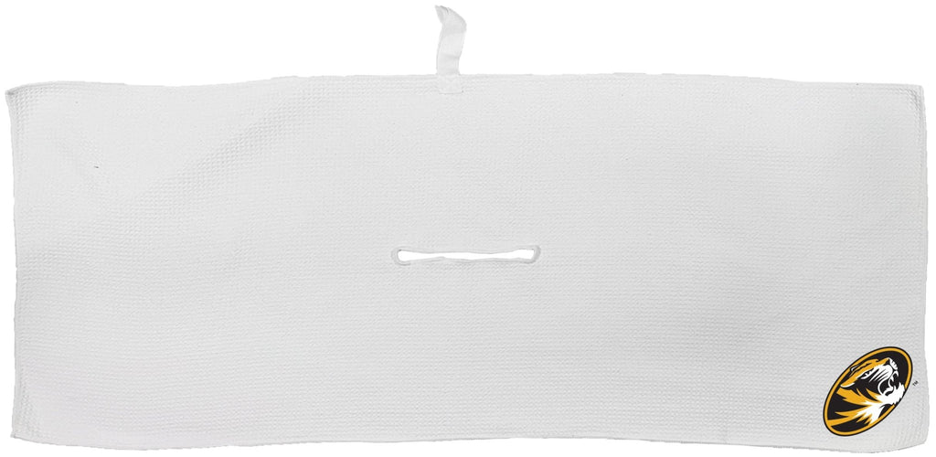 Team Golf Missouri Golf Towels - Microfiber 16X40 White - 