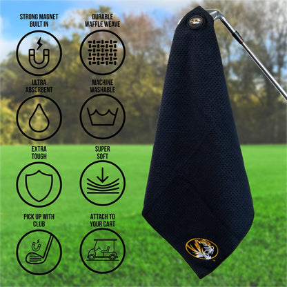 Team Golf Missouri Magnetic Golf Towel - Team Golf USA