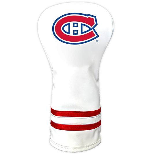 Team Golf Montreal Canadiens DR/FW Headcovers - Vintage Driver HC - Printed White