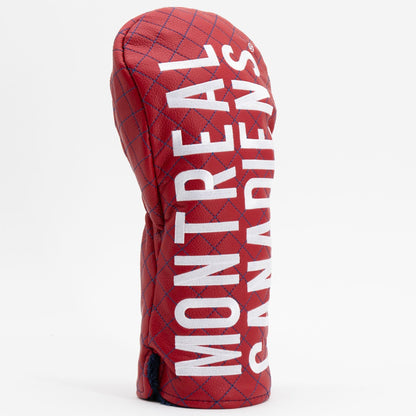 Team Golf Montreal Canadiens DR/FW Quilted Headcovers - Team Golf USA