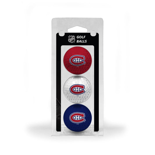 Team Golf MTL Canadiens Golf Balls - 3 Pack - Team