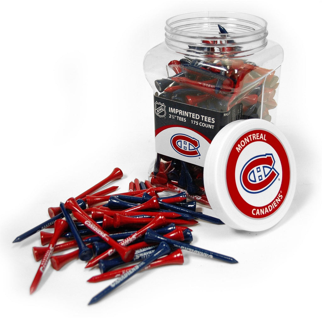 Team Golf MTL Canadiens Golf Tees - 175 Tee Jar - 