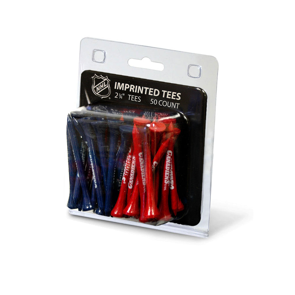 Team Golf MTL Canadiens Golf Tees - 50 Tee Pack - 