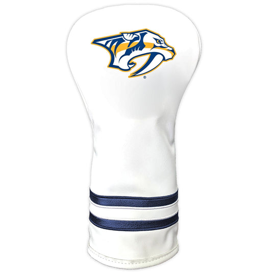 Team Golf Nashville Predators DR/FW Headcovers - Vintage Driver HC - Printed White